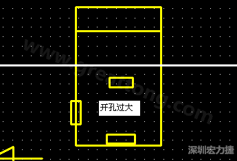 PCB設計時后焊元件焊盤開孔過大容易使焊錫流進插座造成短路。