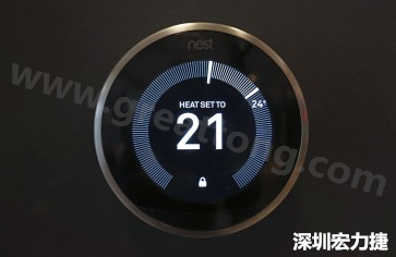 圖 2：支持 IoT 功能的恒溫器